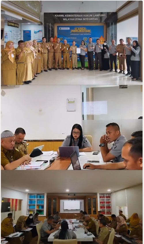 Biro Hukum Setda Provinsi Lampung Ikuti Harmonisasi Ranpergub Perubahan Tarif Retribusi Provinsi Lampung